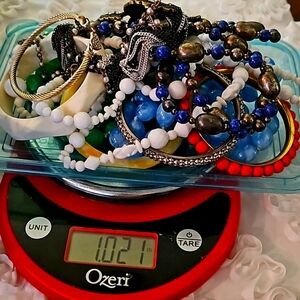 1 lb Vintage Jewelry Mix Costume Vintage Jewelry